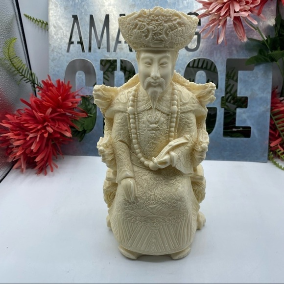 Chinese Asian Ivory Statue Man